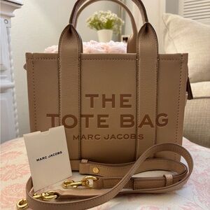 Marc Jacobs Rose Blush Leather Tote Bag